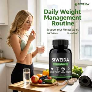 Compresse Dimagranti alle Erbe SIWEIDA, Estratto di Caffè Verde e Garcinia Cambogia, Compresse Naturali da Masticare per Adulti - Per la Perdita di Peso - Product Image 4