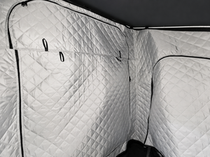 Carpa de techo Xinqi para las cuatro estaciones, con carcasa rígida de aluminio, aislada con panal de abeja, ligera, para 3-4 personas, de montaje rápido y automático. - Product Image 5