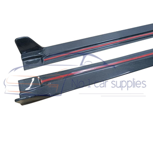 Jupes latérales en fibre de carbone KB Style <span class=keywords><strong>A6</strong></span> C8 <span class=keywords><strong>Allroad</strong></span> pour <span class=keywords><strong>A6</strong></span> 2019-<span class=keywords><strong>2022</strong></span> - Product Image 4