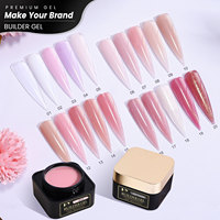 Hanyinails Gel Constructeur Personnalisable 30ml, 20 Couleurs, Kit d'Extension d'Ongles UV LED, Fournisseur d'Ongles en Gros, Marque Privée