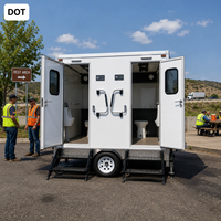 En gros, Remorque toilettes mobiles, Cabine conteneur mobile, pour camping extérieur, Salle de bain mobile, Sanitaire mobile