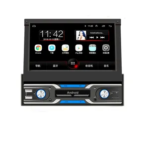 Новый 7-дюймовый Android автомобильный Радио выдвижной дисплей автомобиля GPS навигации Смарт Bluetooth WiFi все-в-одном MP5 плеер