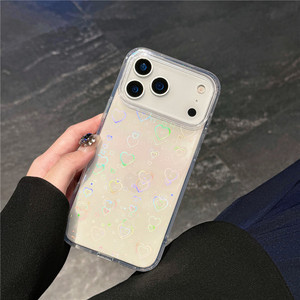 Colorato amore Laser All-Inclusive Shell per Apple per iPhone 17 Pro Max piccola custodia per cellulare completo impugnatura del telefono - Product Image 5