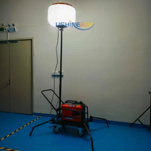 500W <b>LED</b> Balloon <b>Light</b> With Mobile Trolley 360° Glare Free Portable Inflatable Balloon <b>Light</b> Tower For Construction Road <b>Work</b> - Product Image 6