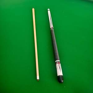 Taco de billar de madera de fresno de una pieza estilo francés Big Head Nine Ball, 145 cm, duradero para entrenamiento - Product Image 2
