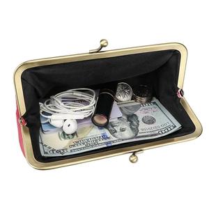 AndoBag – Sacs à main élégants pour femmes en cuir de vache véritable, pochette vintage avec fermoir Kiss Lock, sac de soirée 1492 - Product Image 5
