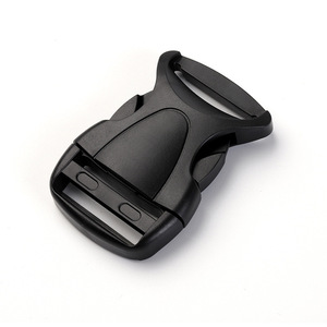 Plastic Side Release Buckle 32mm Black Durable For Bags <b>Backpacks</b> Crossbody <b>Straps</b> - Product Image 2
