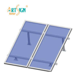 Système de montage de toit en métal plat pour <span class=keywords><strong>panneau</strong></span> <span class=keywords><strong>solaire</strong></span> <span class=keywords><strong>Kit</strong></span> d'inclinaison réglable le degré peut être fixé ou Adjustable10-15, 15-30 | Art Sign - Product Image 2