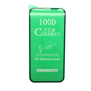 100d protecteur d'écran de téléphone portable en céramique haute définition, <span class=keywords><strong>incassable</strong></span>, ajustement complet pour <span class=keywords><strong>iphone</strong></span> 14 PRO 13 12 MINI 11 <span class=keywords><strong>XR</strong></span> pour samsung - Product Image 2