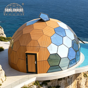 Dôme en verre géodésique hexagonal RAXDOME 7M pour glamping en <span class=keywords><strong>bord</strong></span> <span class=keywords><strong>de</strong></span> <span class=keywords><strong>mer</strong></span>, 100% étanche - Product Image 6