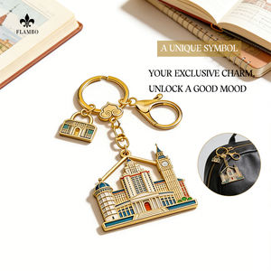 Porte-clés en gros directement de l'usine, porte-clés personnalisé de nouvelle conception, porte-clés en émail, porte-clés en métal de dessin animé - Product Image 4