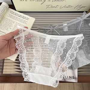 Ropa Interior Sexy de Encaje para Mujer, Bikini Cheeky Elástico y Transpirable, Bragas para Dama - Product Image 4