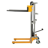 Chariot élévateur manuel portable de 400 kg avec commande à pédale hydraulique pour levage manuel