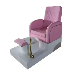 Nail Salon Furniture Luxury Modern European High Back Foot Spa Chair White Throne Menicure Pedicure Chairs