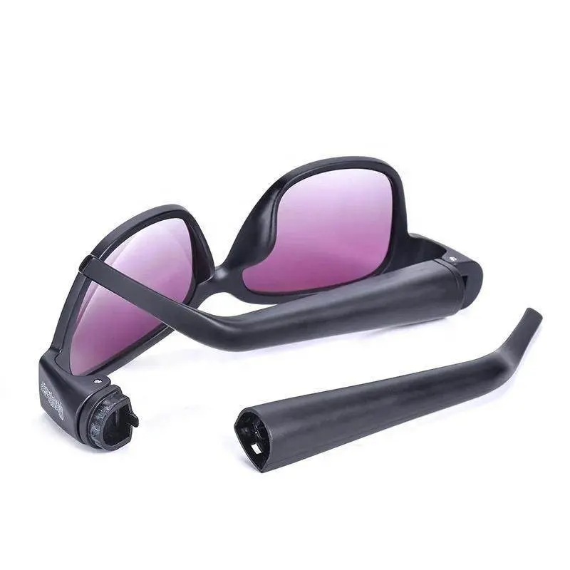 Nuovi occhiali da sole portaoggetti due in uno con tubo di sigaretta nascosto occhiali da sole multifunzionali all'ingrosso