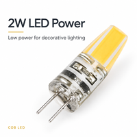 Ampoule LED G4 Dimmable COB DC12V 2W Mini Capsule Bi-Pin pour Lustres en Cristal et Éclairage Intérieur Décoratif – Vente Directe Usine