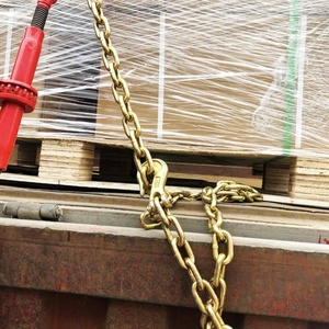 โซ่เหล็กอัลลอยด์เกรด 70 พร้อมตะขอและตัวรัดแบบแร็คเช็ต ชุดพร้อมใช้งานสำหรับงานขนส่งทางรถบรรทุก - Product Image 6