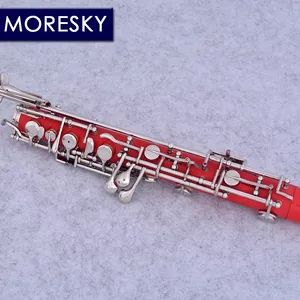 MORESKY Oboe rouge en ABS professionnel, clé C, style semi-automatique, en cupronickel nickelé S13 - Product Image 5