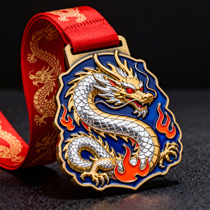 Medallas personalizadas con cinta para niños: medallas de fútbol, carrera 5k, danza, graduación, gimnasia, y medallas milagrosas del fabricante. - Product Image 2