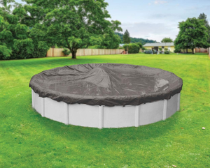 Cubierta Plegable para Piscina Elevada, Resistente a los Rayos UV, Impermeable, de Material PE, Resistente a Grietas y al Viento, para Uso en Exteriores, Tamaño Personalizable - Product Image 1