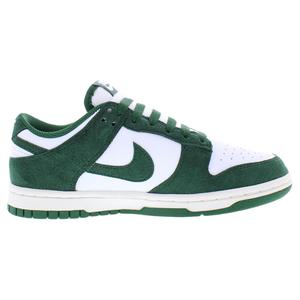 Chaussures Nike Dunk Low en cuir pour femmes, Summit White Gorge Green Sail, style basketball - Product Image 2