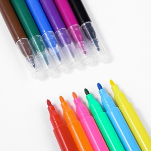 ชุดปากกาสีน้ำขนาดเล็ก 12 สี คุณภาพสูง ปลอดสารพิษ สำหรับเด็ก ปลายหัวแหลม เหมาะสำหรับวาดภาพระบายสีน้ำ - Product Image 2