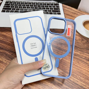 Anneau de charge magnétique sans fil pour iPhone 15 Pro Max et 16 Pro, couleurs transparentes <span class=keywords><strong>PC</strong></span>, <span class=keywords><strong>achat</strong></span> répété, étuis de téléphone portable - Product Image 4