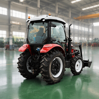 Tracteur agricole OEM en gros, modèle 804, moteur diesel 80 CV, 2RM/4RM, équipement agricole haute productivité