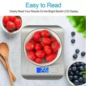 Food <strong>Kitchen</strong> <strong>Scale</strong> Multifunctional Electronic Digital Glass 5Kg /10kg Modern High Precision Weight Measuring <strong>Scale</strong> - Product Image 4
