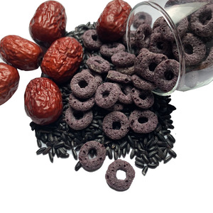 Anillos <span class=keywords><strong>de</strong></span> Cereal Instantáneos Crujientes con Sabor <span class=keywords><strong>a</strong></span> Maíz, Matcha, Arroz Negro y Cacao, <span class=keywords><strong>Cereales</strong></span> para el Desayuno, Complemento Alimenticio para Leche, Yogur y Fitness - Product Image 4