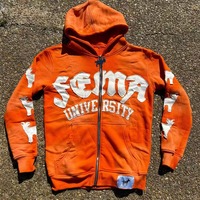 Hot <strong>Sell</strong> Custom Spring Pullover Heavyweight Cotton Sun Faded Unisex Oversized Patch Embroidery <strong>Graphic</strong> Streetwear Zip up <strong>Hoodie</strong>