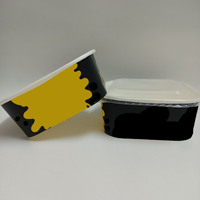 Bol en papier kraft jetable de haute qualité SP2248 pour déjeuner, salade, nouilles, avec couvercle
