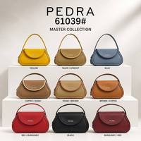 Ensemble de sacs à main pour femmes PEDRA Luxury 3 en 1, sac à bandoulière vintage en cuir PU pour femmes avec portefeuille, sangle réglable