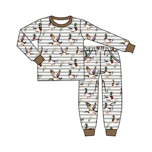 Conjuntos de Ropa para Niños al por Mayor, Conjunto de Pijama con Estampado de Patos Mallard para Niños Pequeños - Product Image 2