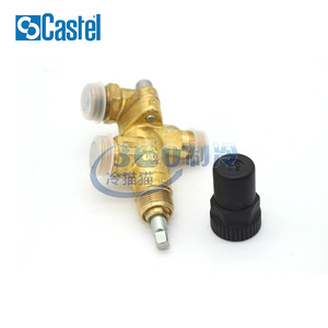 Vanne de sécurité Castel, vanne de commutation 3032/44, corps en laiton pour systèmes de climatisation et de réfrigération centraux - Product Image 3