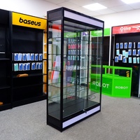 Meubles de magasin de détail, vitrines en aluminium, présentoirs en verre, vitrine de magasin de tabac, vitrine de magasin de cigarettes électroniques