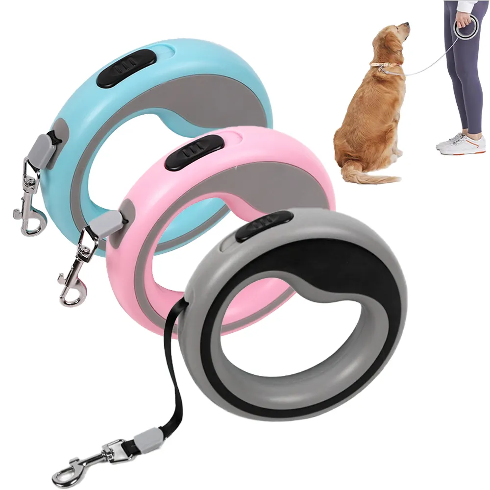 2.5M Retract able Hands Free Hund Nylon Pet Walking Leash Automatisch ausziehbares Bleis eil für kleine mittelgroße Hunde katzen Haustier zubehör