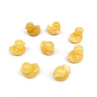 Venta al por Mayor de Patos de Cristal Natural Tallados, Patos de Calcita Naranja, Patos de Fluorita, Mini Animales de Cristal para Decoración y Regalo