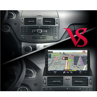 Radio con Pantalla Táctil Android para Auto, Navegación GPS para Mercedes Benz Clase C W204 2007-2010, Carplay, Reproductor de Video Estéreo para Auto