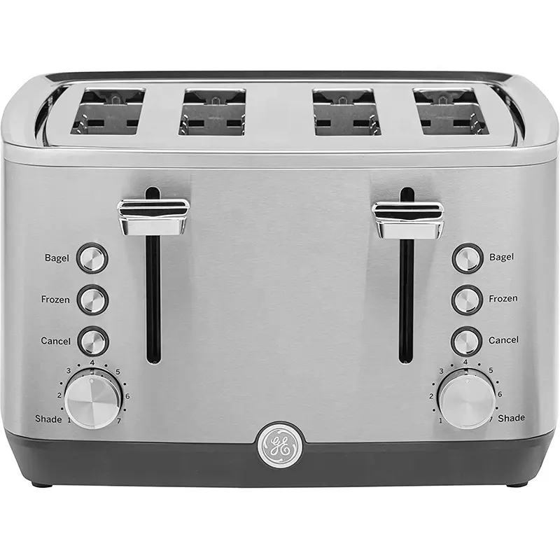Retro Bagel Toaster mit 7 Bread Shade Settings Wasserkocher und Toaster Set Toaster Maschine