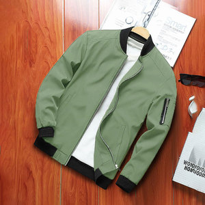 Giacca da Uomo alla Moda Primaverile e Autunnale, Cardigan Casual Sottile <span class=keywords><strong>per</strong></span> Uomini di Mezza Età e <span class=keywords><strong>Giovani</strong></span> con Colletto Alto e Cerniera - Product Image 3