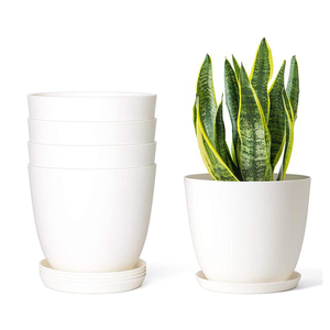plastic flower pots potted plant self watering flower wall hanging planter pot for plant