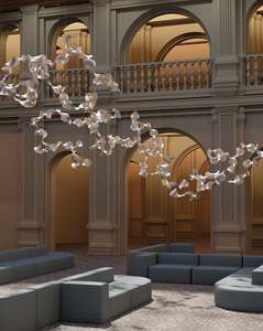 <span class=keywords><strong>Luminaires</strong></span> artistiques faits à la main de concepteur personnalisé forme moderne salle à manger îlot <span class=keywords><strong>central</strong></span> terrasse cage d'escalier lustre - Product Image 4