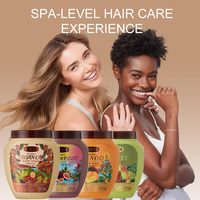 Hot Verkoop Arganolie Voeding Biologische Diep Hydraterende Crème 2-IN-1 Formule Herstellende Collageen Keratine Haarbehandeling UU4734