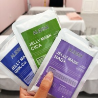 Peel Off Jelly Mask Powder GHK-Cu Copper Peptide Firms Marks NAD+ Brightens Lines Centella Calms Redness Barrier Repair