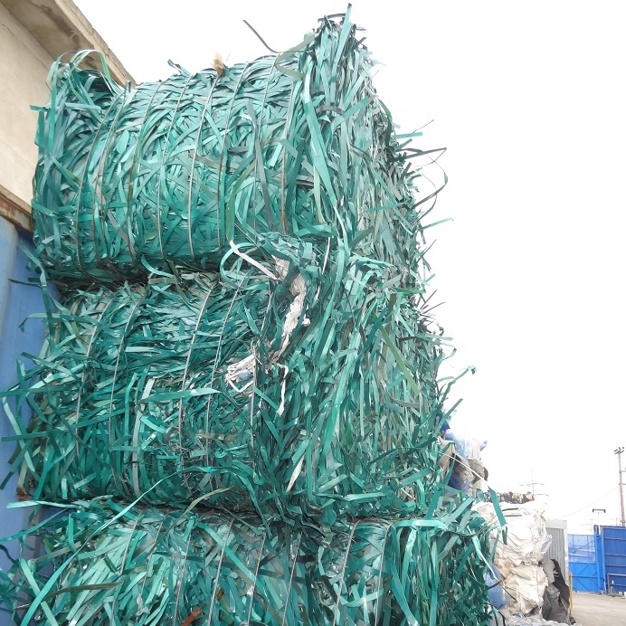 PET / PP PLASTIC STRAPPING (STRAP -STRIP) MIX COLORS BALES SCRAP/WASTE FOR RECYCLING