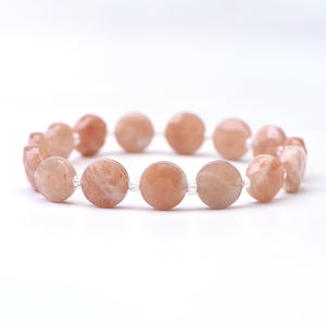 행운의 스트레치 탄생석 팔찌, 라피스 로즈 쿼츠 각면 보석 비즈 천연석 별자리 팔찌, 남녀공용 - Product Image 2