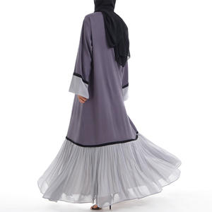 Cárdigan holgado de gasa de longitud completa para <span class=keywords><strong>mujer</strong></span>, vestido de retazos, <span class=keywords><strong>traje</strong></span> nacional árabe de Dubái, ropa <span class=keywords><strong>tradicional</strong></span> islámica musulmana - Product Image 4