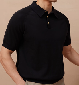 Camisa de <span class=keywords><strong>Manga</strong></span> Corta para Hombre 2025, Formal, de Negocios, Sólida, de Sarga, ODM, de Alta Calidad, Bordada, Elástica, Transpirable, 100% Algodón, de Secado Rápido - Product Image 3