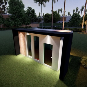 Low Cost Eco Friendly Luxury Water Bungalow Case Prefabricated Container Steel Villa Tiny House to Ship - Product Image 2